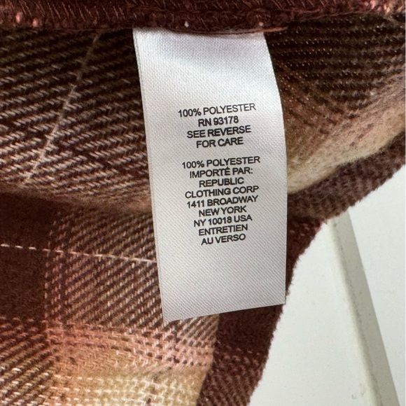 WORKSHOP Oversized Flannel Shacket Jacket Heavy Size XL/XXL - Picture 6 of 11